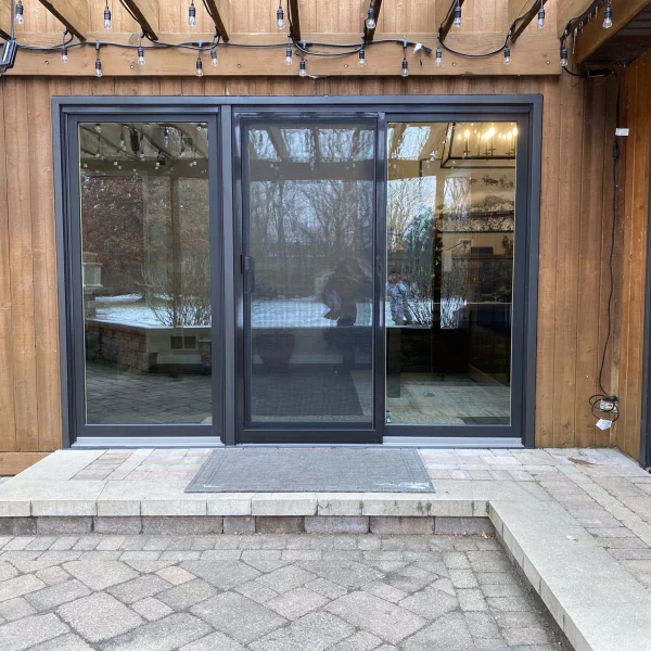 Patio sliding doors