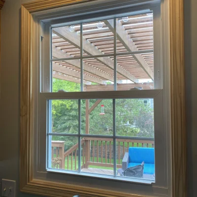 Gallery. Hung windows. WarmDreams recent works