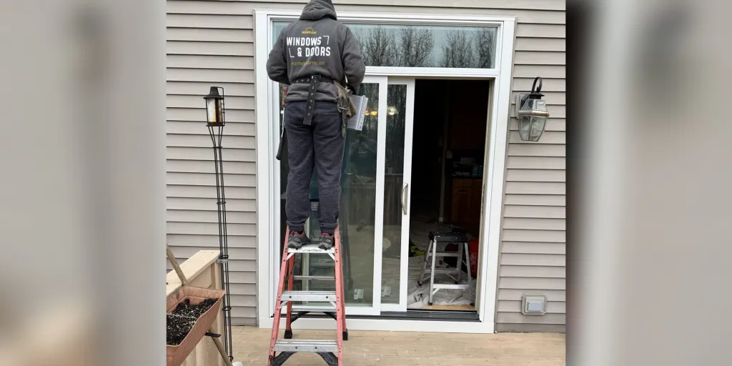 Door installation by Warmdreams