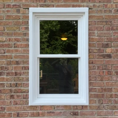 White Exterior Finish Andersen A-Series Double-Hung Window