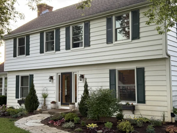 New Windows and a Patio Door Transform a 1937 French Provincial Home in Deerfield