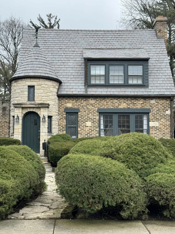 New Windows and a Patio Door Transform a 1937 French Provincial Home in Deerfield