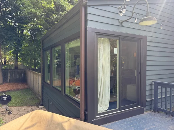 New Windows and a Patio Door Transform a 1937 French Provincial Home in Deerfield