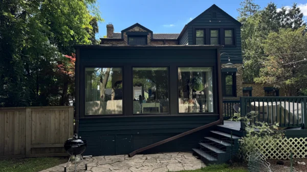 New Windows and a Patio Door Transform a 1937 French Provincial Home in Deerfield