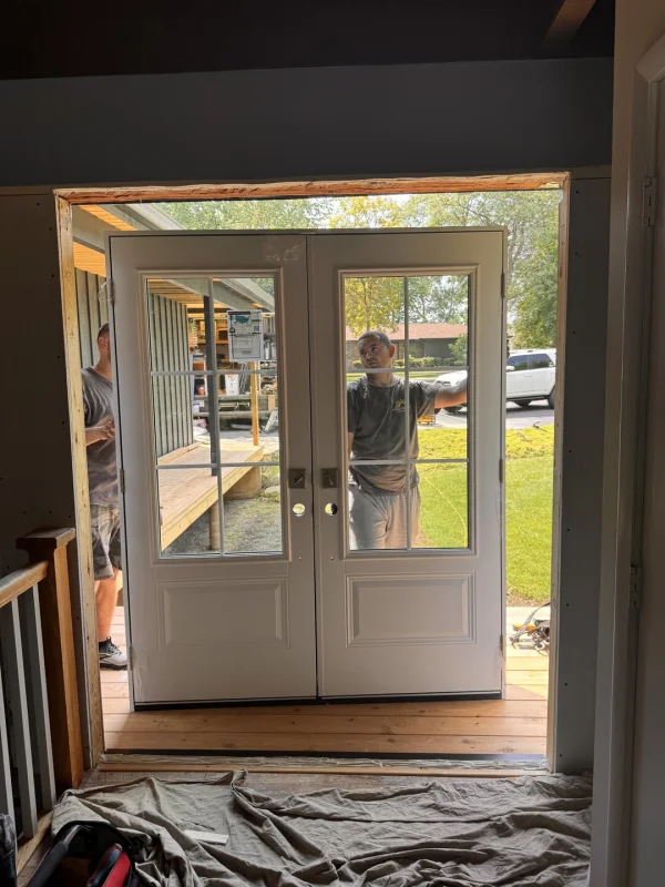 French Door Entry Replacement in Elgin