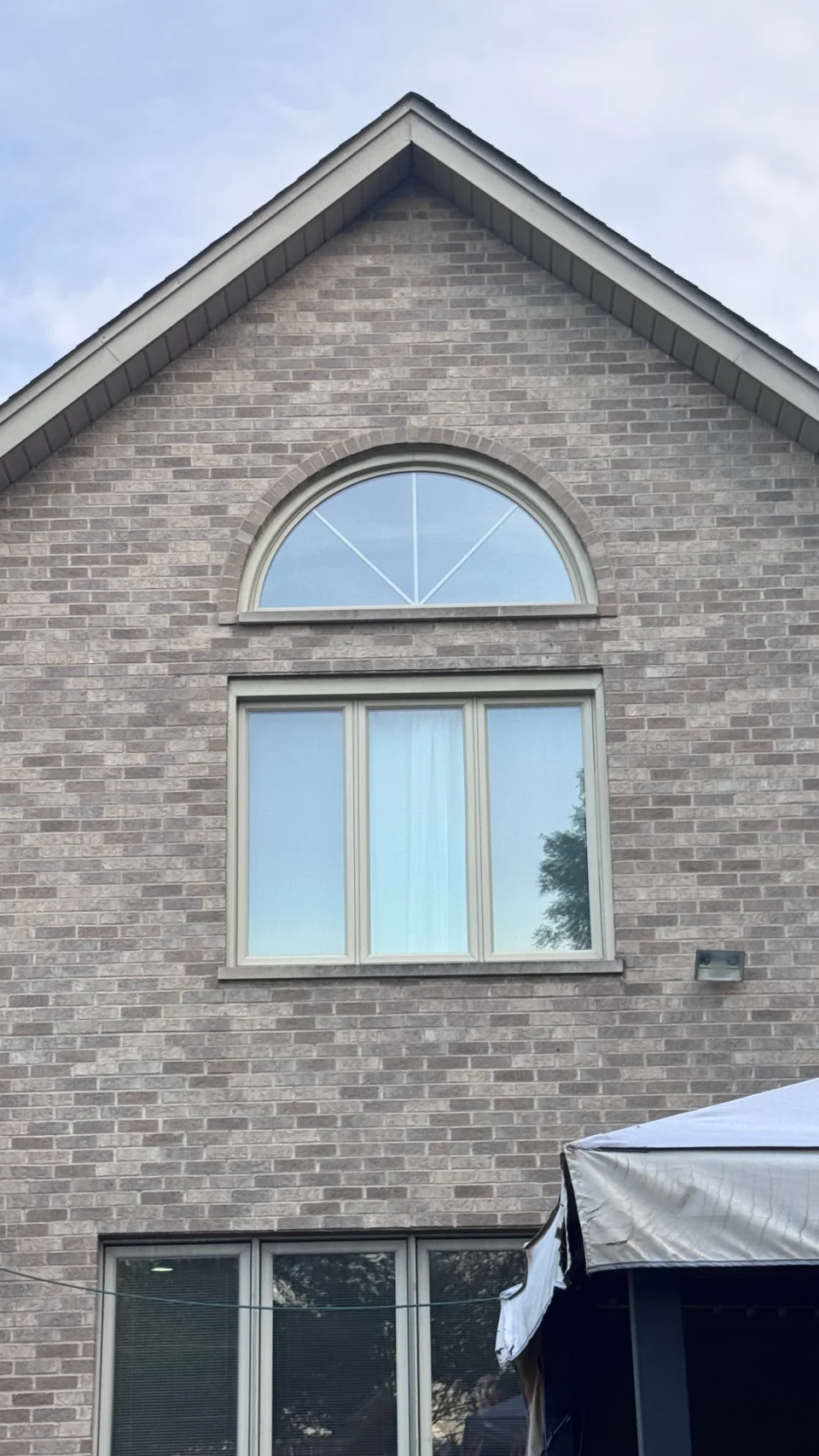 Before and after comparison. After the project.
