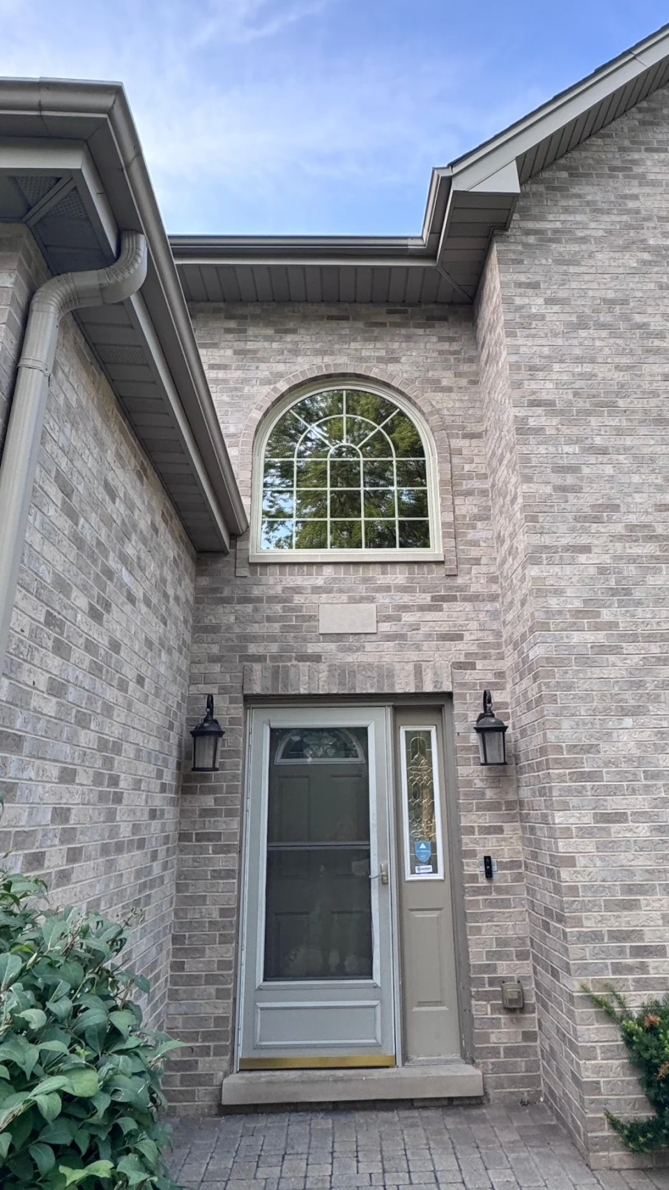 Before and after comparison. After the project.
