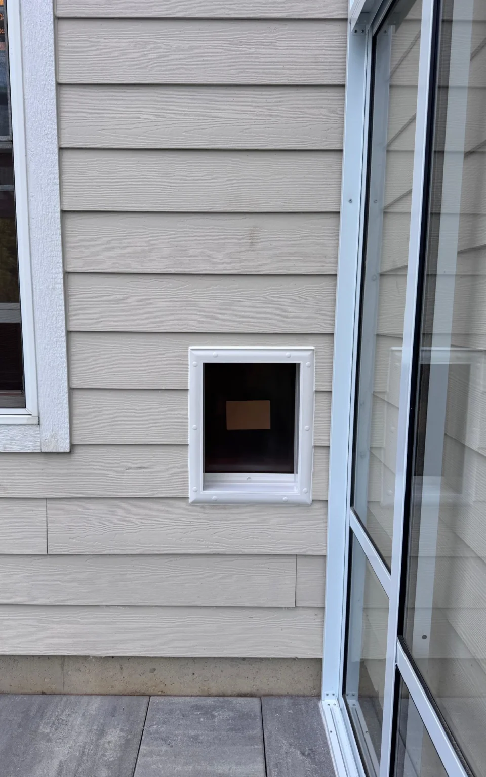 Before and after comparison. After the project.