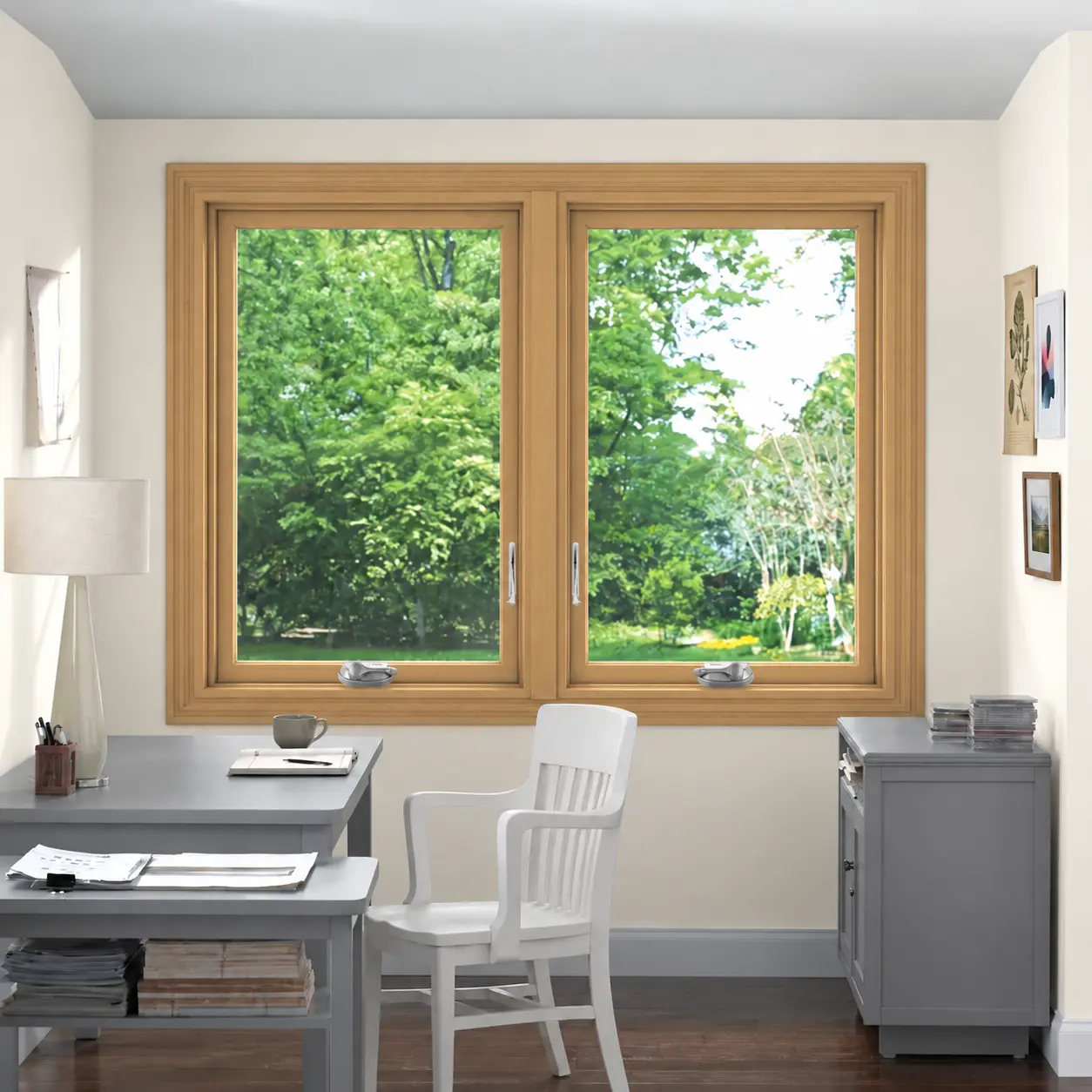Andersen A-Series Casement 28X42 Pine/White Window