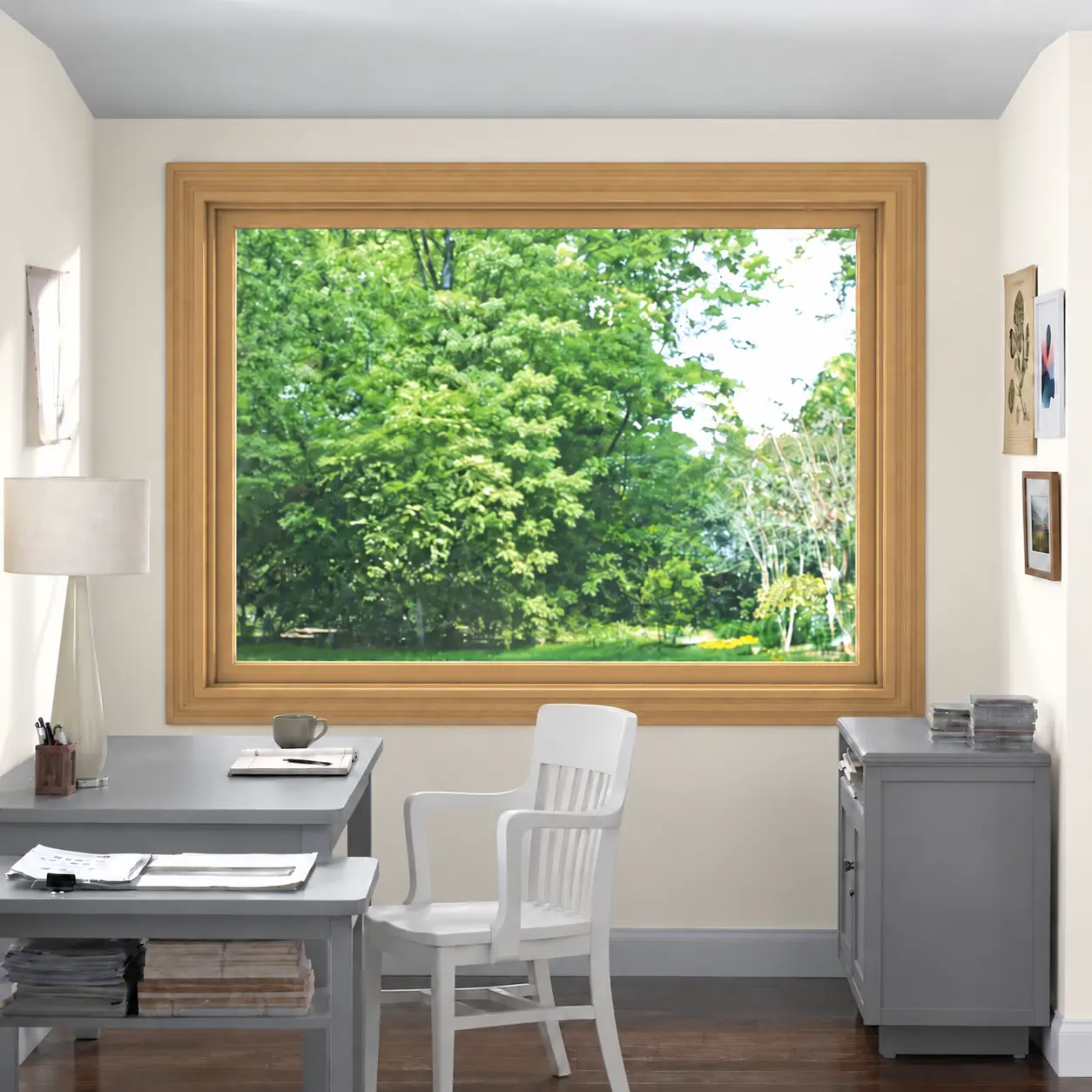 Andersen A-Series Picture 30X42 Pine/White Window