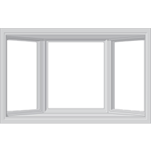 Bow Window 82X58 White